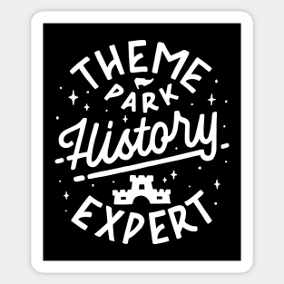 Theme Park History Expert Sticker